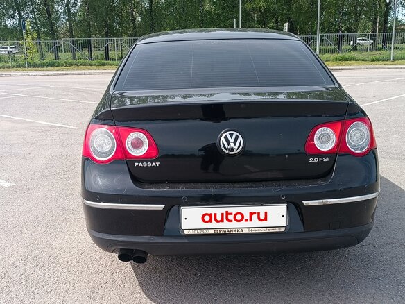 2005 Volkswagen Passat B6, чёрный - вид 5