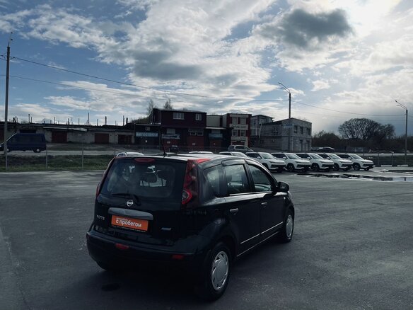 2010 Nissan Note I Рестайлинг, чёрный - вид 4