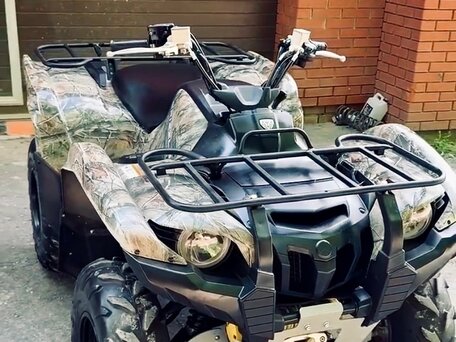 2014 Yamaha Grizzly 550, серый, 530000 рублей, вид 1