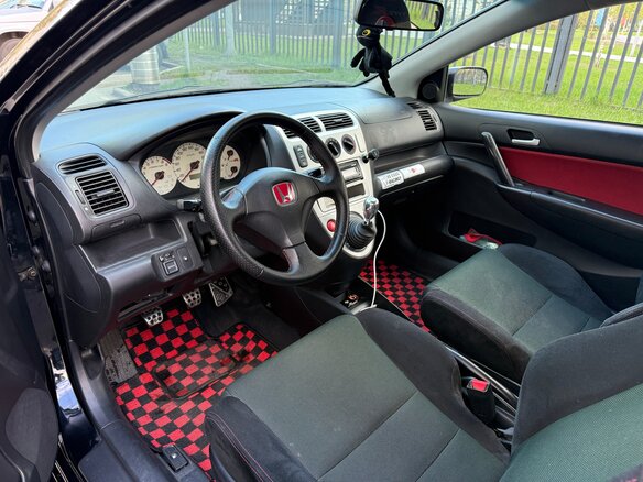 2003 Honda Civic Type R VII Рестайлинг, чёрный, 1050000 рублей - вид 12