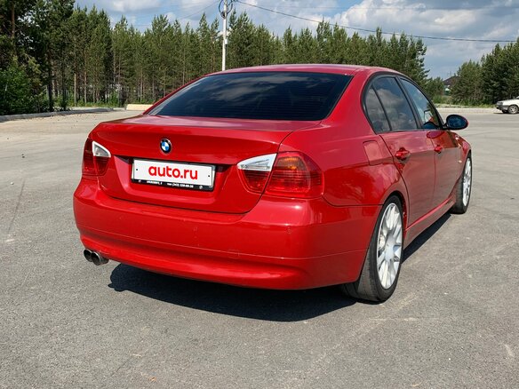 2007 BMW 3 серии 325i V (E90/E91/E92/E93), красный, 950000 рублей - вид 12