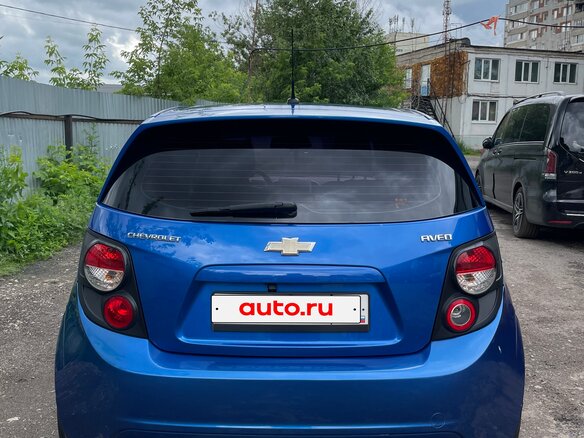 2012 Chevrolet Aveo II, синий, 495000 рублей - вид 5
