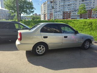 2006 Hyundai Accent ТагАЗ II, бежевый, 290000 рублей, вид 2