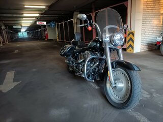 2009 Harley-Davidson Fat Boy, чёрный, 896000 рублей, вид 2