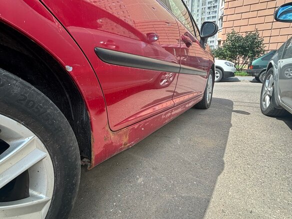 2008 Peugeot 207 I, красный, 180000 рублей - вид 6