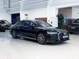 2022 Audi A8 Long 55 TFSI IV (D5) Рестайлинг, чёрный, 10300000 рублей, вид 3