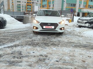 2017 Hyundai Accent V, белый, 1030000 рублей, вид 2
