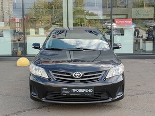2010 Toyota Corolla X (E140, E150) Рестайлинг, чёрный, 823000 рублей, вид 2
