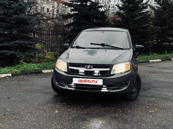 2012 Lada (ВАЗ) Granta I, серый, 210000 рублей - вид 2