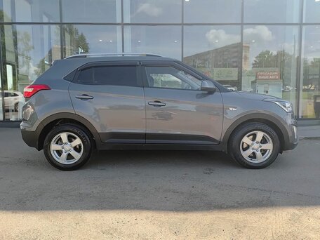 2021 Hyundai Creta I Рестайлинг, серый, 1813000 рублей, вид 4