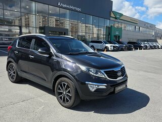 2013 Kia Sportage III, чёрный, 1155000 рублей, вид 3