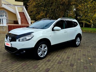 2010 Nissan Qashqai+2 I Рестайлинг, белый, 1099000 рублей, вид 1