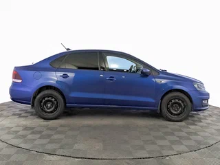 2019 Volkswagen Polo V Рестайлинг, синий, 1200000 рублей, вид 4