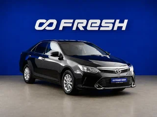 2015 Toyota Camry VII (XV50) Рестайлинг, чёрный, 1798000 рублей, вид 1