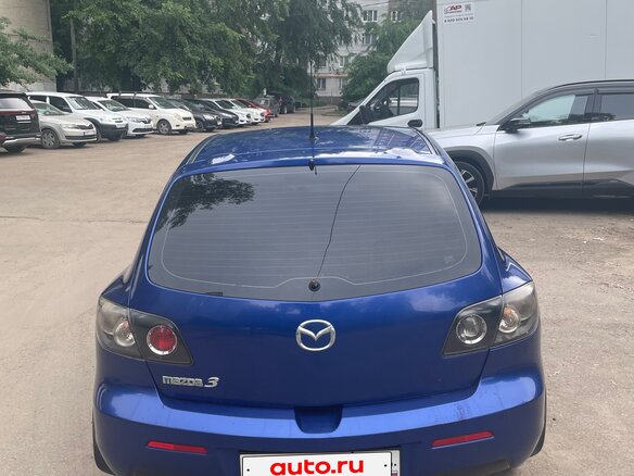 2008 Mazda 3 I (BK) Рестайлинг, синий, 430000 рублей - вид 4