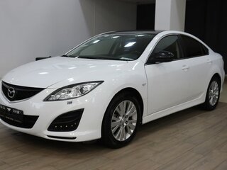 2011 Mazda 6 II (GH) Рестайлинг, белый, 900000 рублей, вид 1