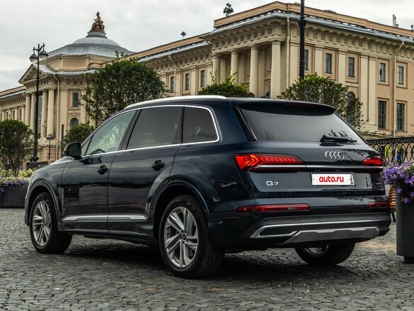 2023 Audi Q7 45 TFSI II (4M) Рестайлинг, синий, 7111111 рублей - вид 8