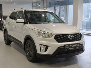 2021 Hyundai Creta I Рестайлинг, серебристый, 1737000 рублей, вид 3