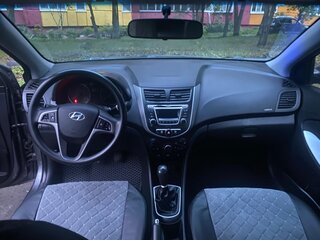 2016 Hyundai Solaris I Рестайлинг, серый, 540000 рублей, вид 5