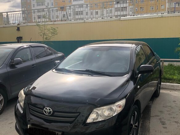 2007 Toyota Corolla AMT X (E140, E150), чёрный, 690000 рублей - вид 2