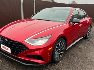 2020 Hyundai Sonata VIII (DN8), красный, 2600000 рублей, вид 2