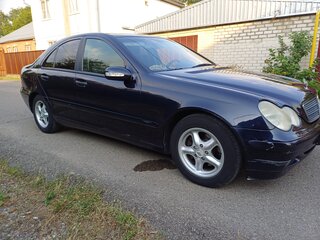 2002 Mercedes-Benz C-Класс 180 II (W203), синий, 690000 рублей, вид 4