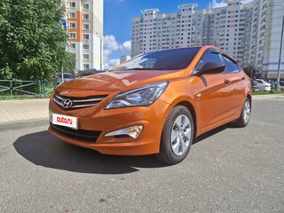 2015 Hyundai Solaris I Рестайлинг, оранжевый, 790000 рублей, вид 1