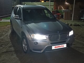 2011 BMW X3 28i xDrive II (F25), серебристый, 1680000 рублей, вид 2