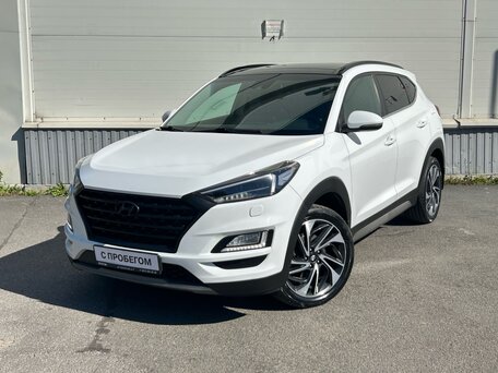 2019 Hyundai Tucson III Рестайлинг, белый, 2115000 рублей, вид 3