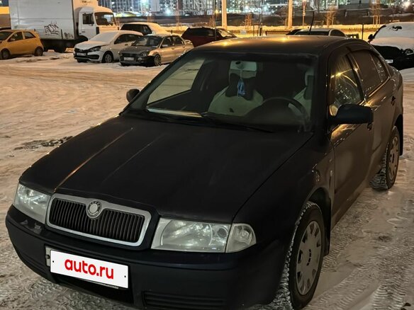 2003 Skoda Octavia I (A4) Рестайлинг, синий, 400000 рублей - вид 1
