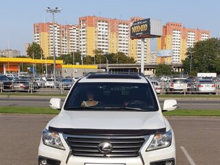 2013 Lexus LX 570 III Рестайлинг, белый, 6400000 рублей, вид 2
