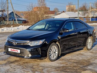 2015 Toyota Camry VII (XV50) Рестайлинг, чёрный, 2250000 рублей, вид 1