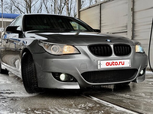 2008 BMW 5 серии 520d V (E60/E61) Рестайлинг, серый, 1050000 рублей - вид 1