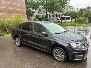 2019 Volkswagen Polo V Рестайлинг, чёрный, 1430000 рублей, вид 2