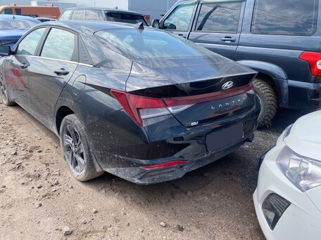 2022 Hyundai Elantra VII (CN7), чёрный, 1530000 рублей, вид 3