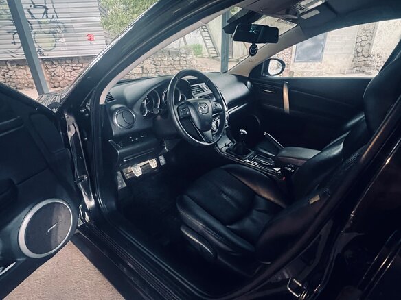 2008 Mazda 6 II (GH), чёрный, 1250000 рублей - вид 11