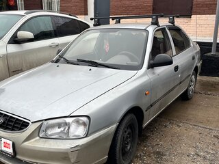 2004 Hyundai Accent ТагАЗ II, серебристый, 200000 рублей, вид 2