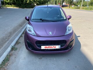 2012 Peugeot 107 I Рестайлинг, фиолетовый, 410000 рублей, вид 4