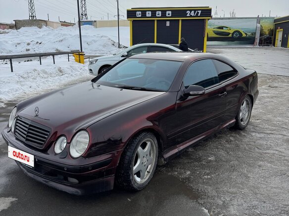 2000 Mercedes-Benz CLK-Класс 230 Sequentronic I (W208), фиолетовый, 610000 рублей