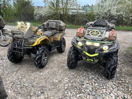 2016 Yamaha Grizzly 700, зелёный, 950000 рублей, вид 4
