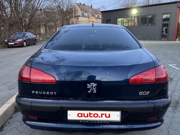 2001 Peugeot 607 I, синий - вид 6