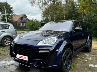 2004 Porsche Cayenne Turbo I (955), синий, 950000 рублей, вид 2