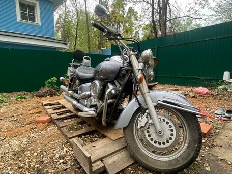 2004 Yamaha XVS1100, серебристый, 430000 рублей, вид 4