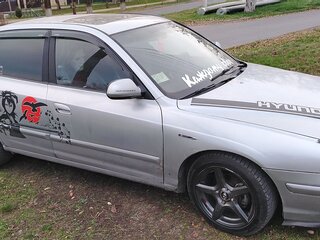 2001 Hyundai Elantra III (XD), серебристый, 300000 рублей, вид 3