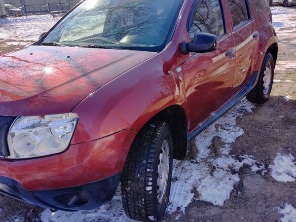 2013 Renault Duster I, красный, 980000 рублей - вид 4