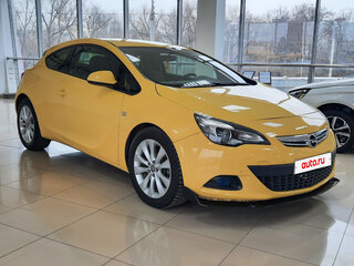 2012 Opel Astra GTC J Рестайлинг, жёлтый, 760000 рублей, вид 5