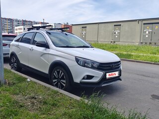 2021 Lada (ВАЗ) Vesta SW I, белый, 1300000 рублей, вид 2