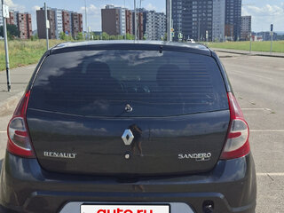 2010 Renault Sandero I, чёрный, 320000 рублей, вид 4