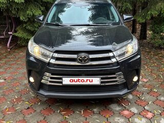 2019 Toyota Highlander III (XU50) Рестайлинг, чёрный, 3250000 рублей, вид 2
