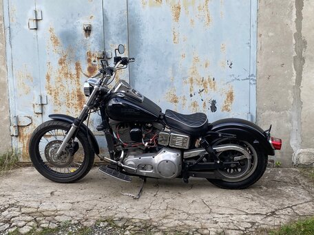 1997 Harley-Davidson Dyna Super Glide, чёрный, 600000 рублей, вид 2